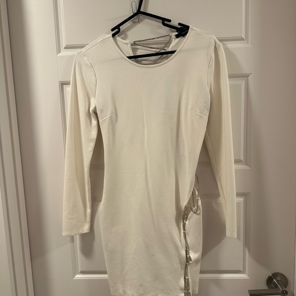 H&M Cream Dress with Silver Details - Picture 2 of 6